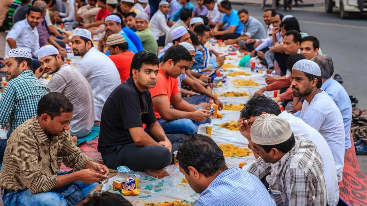 Iftar Meals Distribution in Mosques Nourishing Bodies and Souls