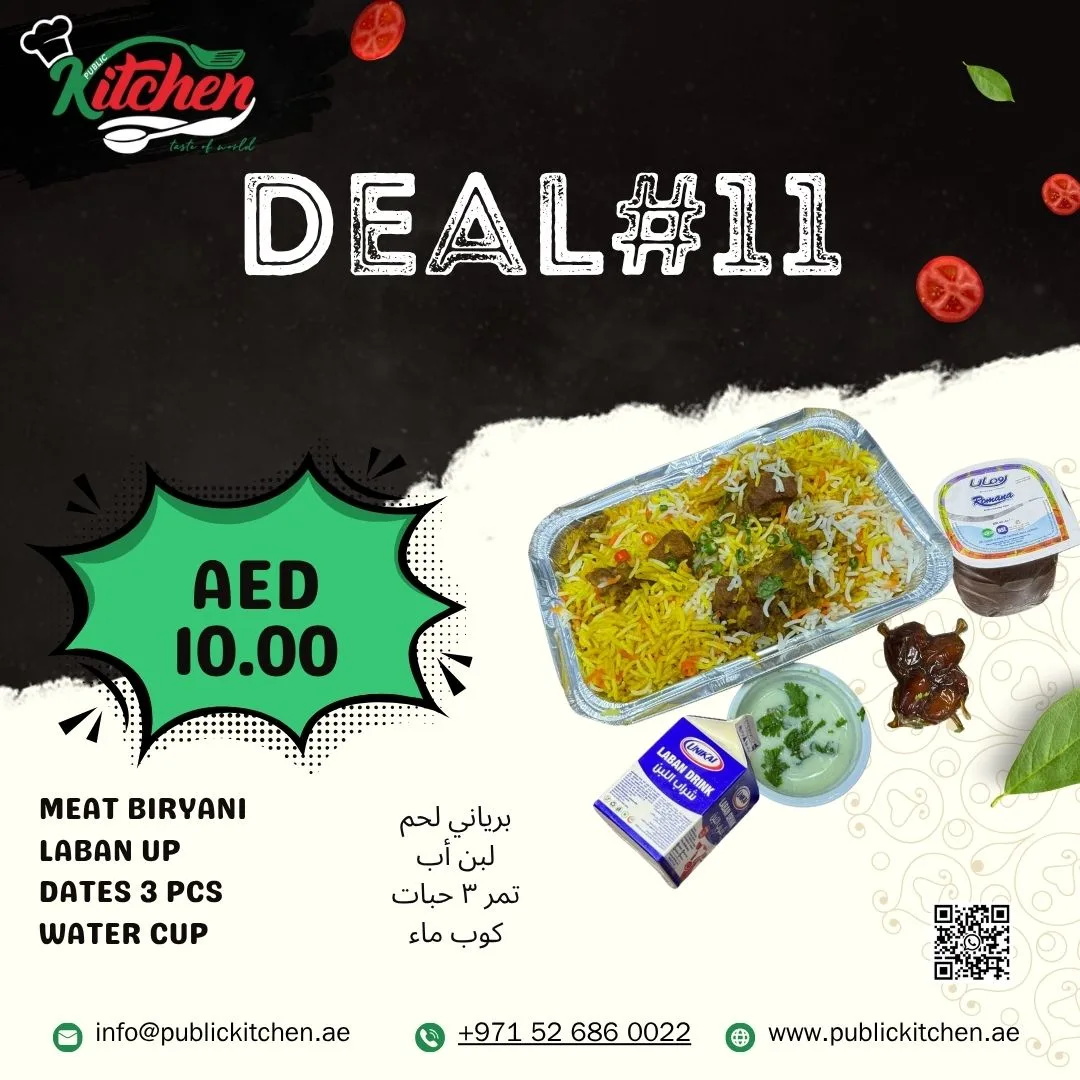 Meat Biryani wih Laban Up