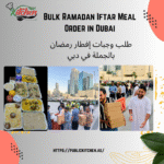 Bulk Ramadan Iftar meal boxes prepared by Public Kitchen for large-scale distribution in Dubai
