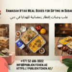 Hygienically packed Ramadan Iftar meal boxes for charity and gifting in Dubai
