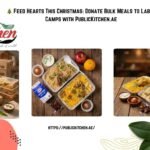 Volunteers delivering bulk meals from PublicKitchen.ae to workers at a labor camp in UAE