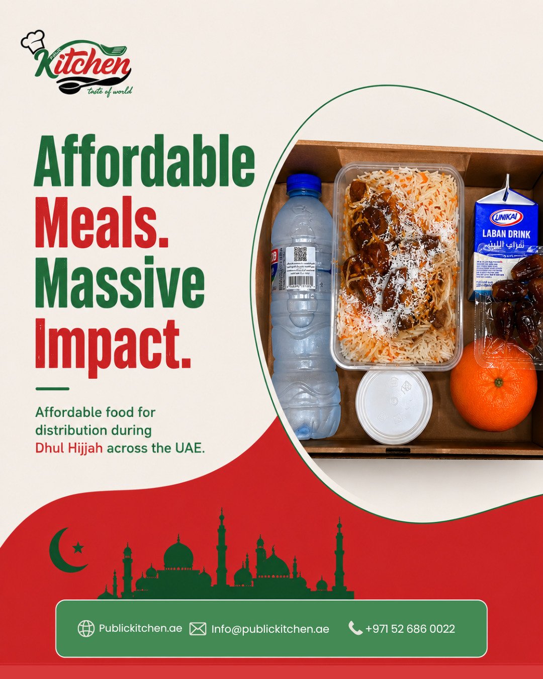 Food boxes for distribution