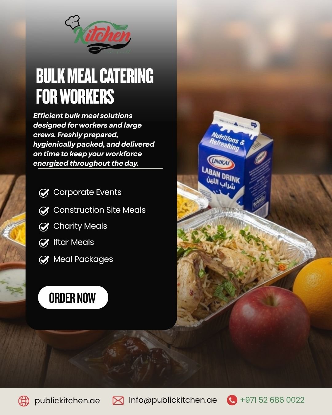 bulk Dhul Hijjah food orders in Downtown Dubai