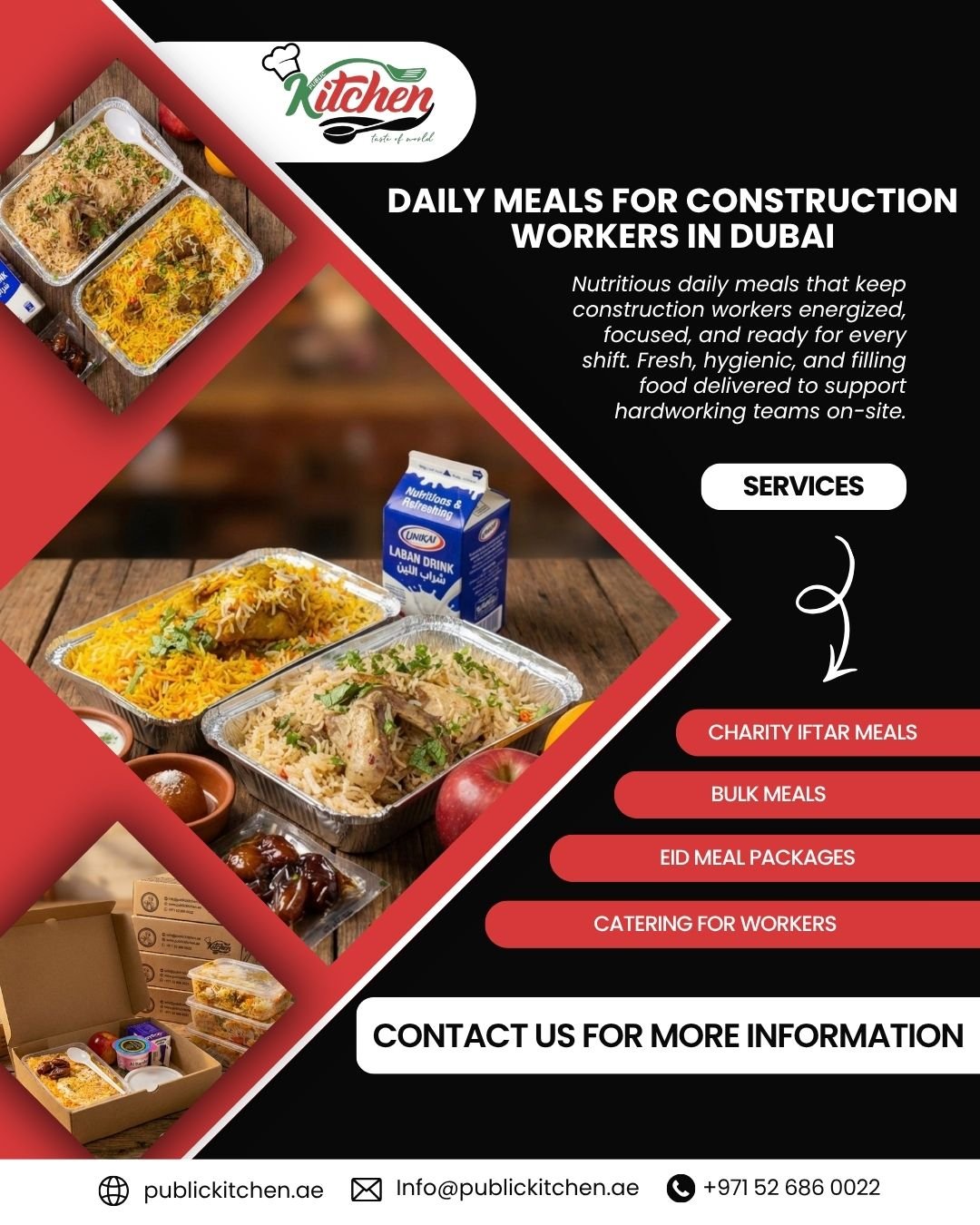 bulk charity meal delivery for mosques in Al Barsha and Umm Suqeim