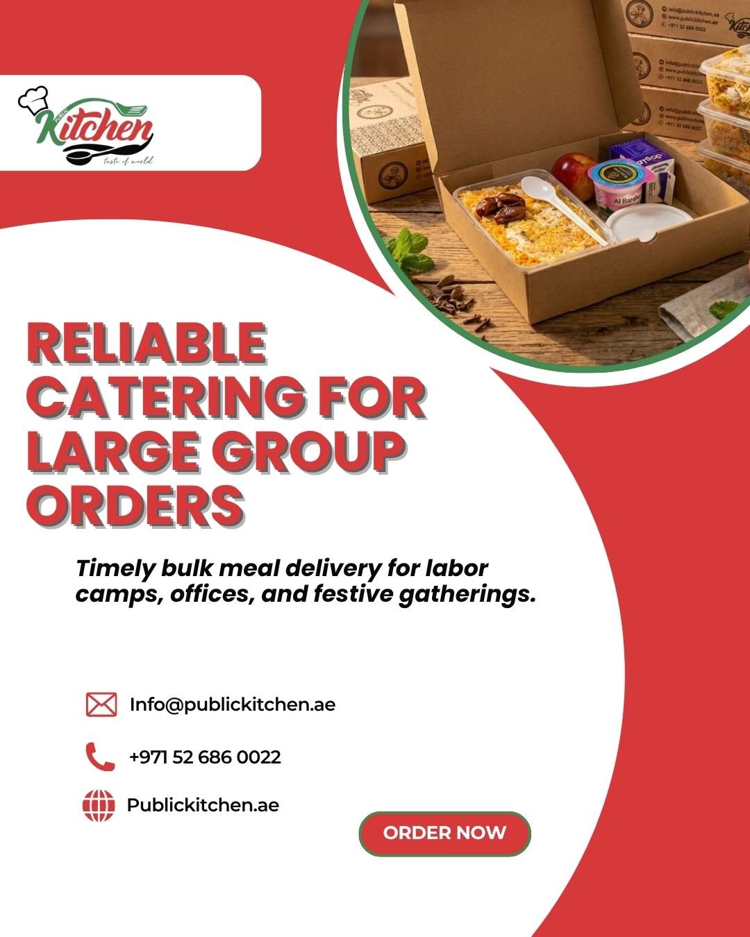 food distribution in Al Barsha Dubai