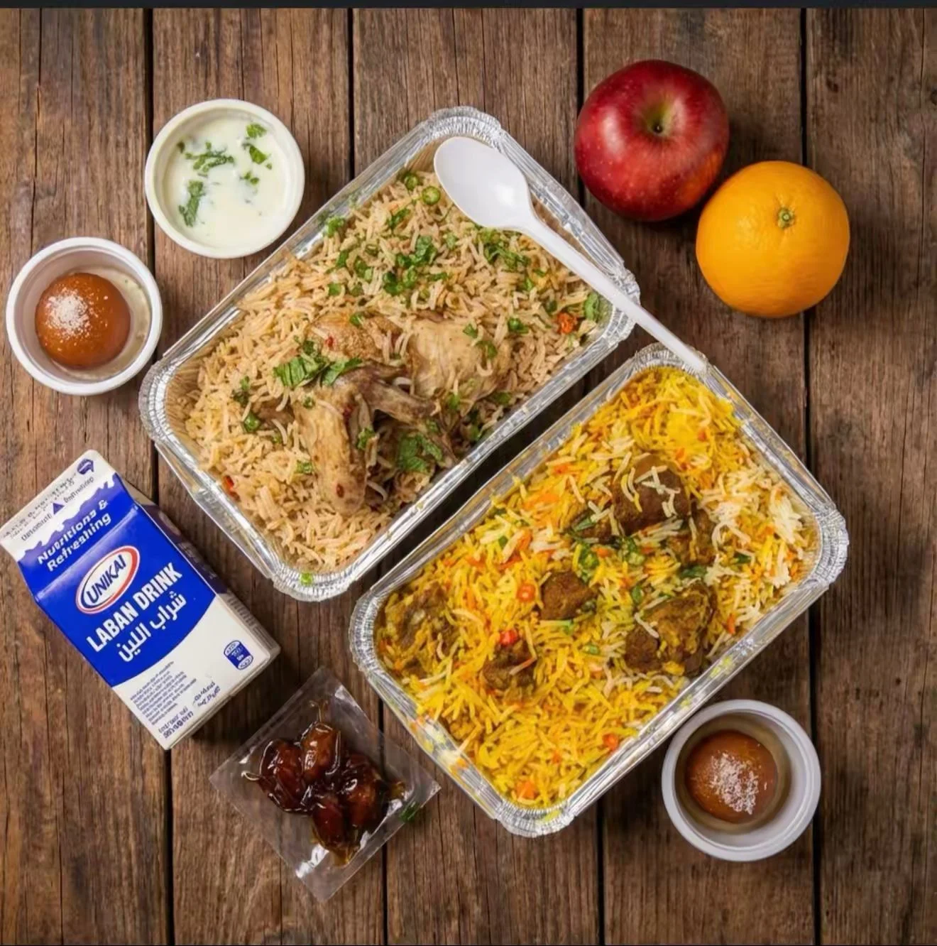 Friday masjid meal distribution